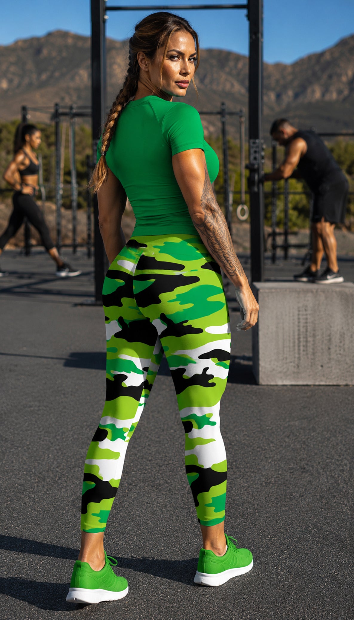 Camo Bright Green