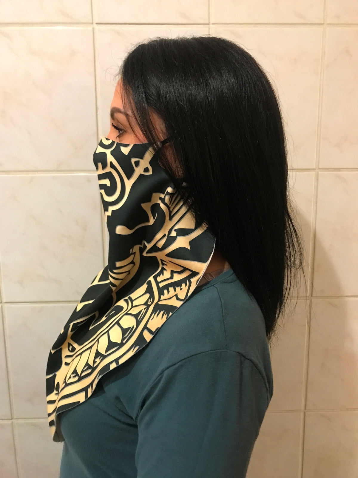 Scarf Mask - Tribal Face 01 - U-Reckon 