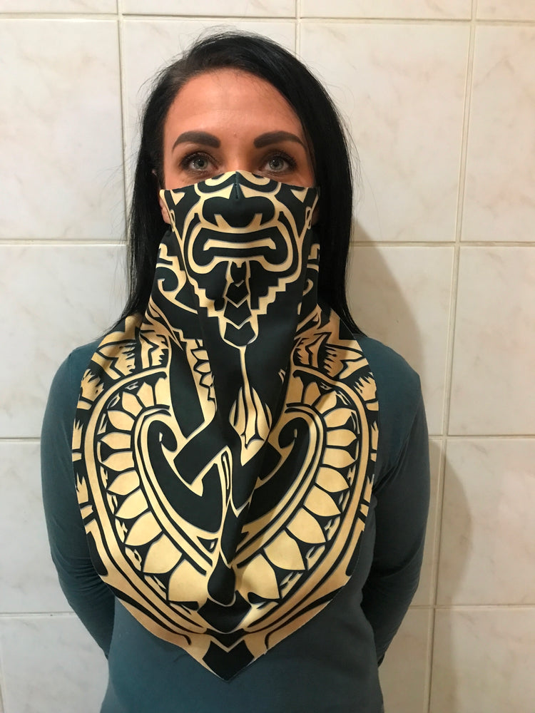 Scarf Mask - Tribal Face 01 - U-Reckon 